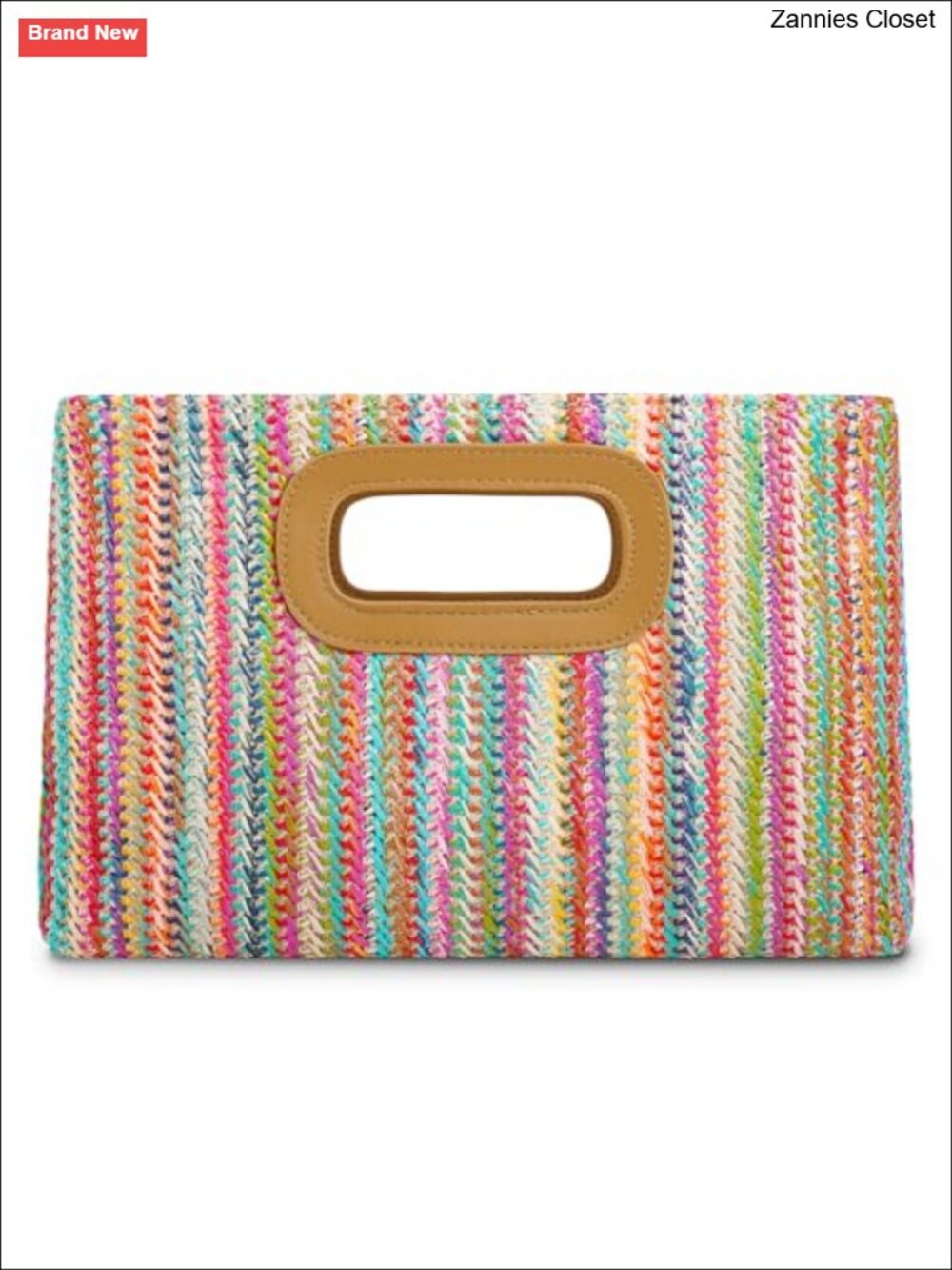 Straw Clutch Handbag Faux Straw Top Handle Evening Bag with Gold Chain